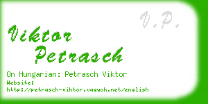viktor petrasch business card
